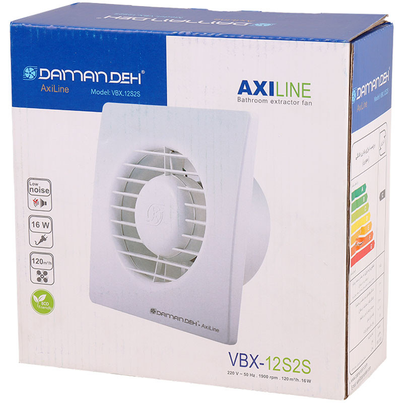 هواکش خانگی دمنده Damandeh Axiline VBX-12S2S 12cm