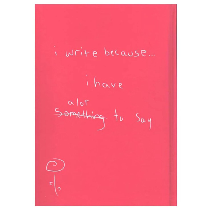 دفتر 100 برگ طرح I Write دات نوت