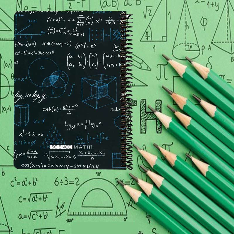دفتر سیمی 100 برگ طرح Math&nbsp;دات نوت کد B05