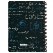 دفتر سیمی 100 برگ طرح Math دات نوت کد B05