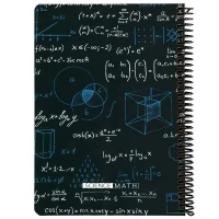دفتر سیمی 100 برگ طرح Math&nbsp;دات نوت کد B05