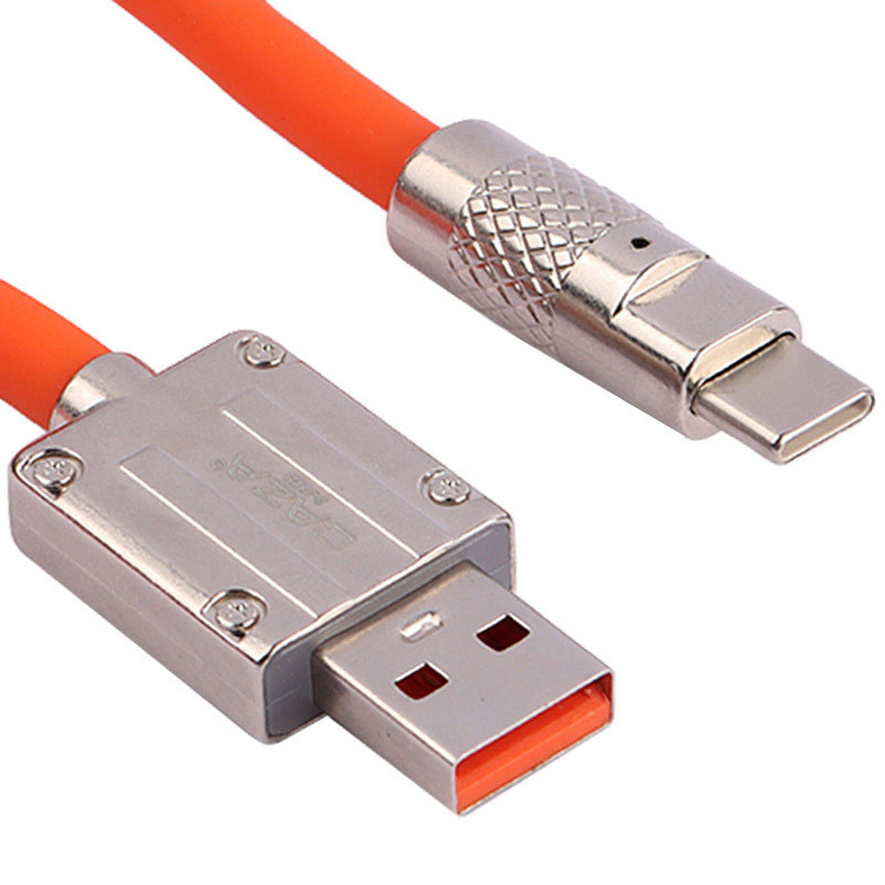 کابل تایپ سی فست شارژ Caza X07 6A 120W 1.5m