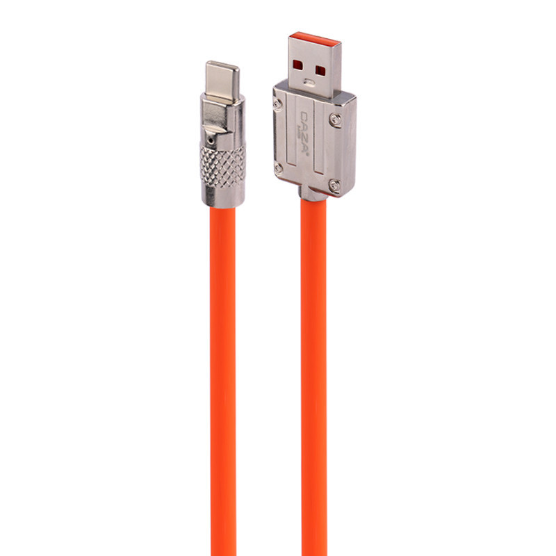 کابل تایپ سی فست شارژ Caza X07 6A 120W 1.5m
