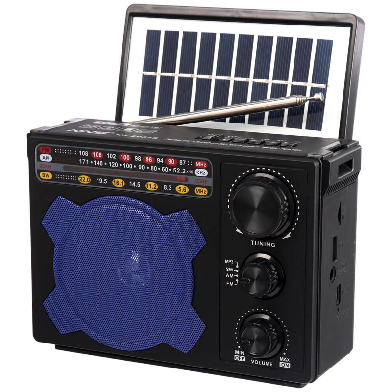 رادیو اسپیکر بلوتوثی رم و فلش خور خورشیدی NNS NS-2035S