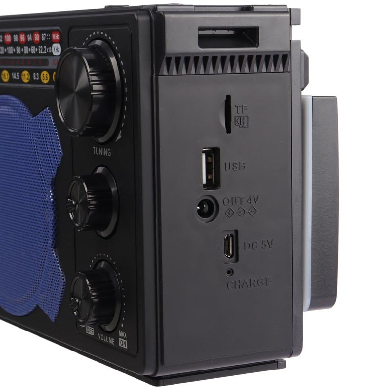 رادیو اسپیکر بلوتوثی رم و فلش خور خورشیدی NNS NS-2035S