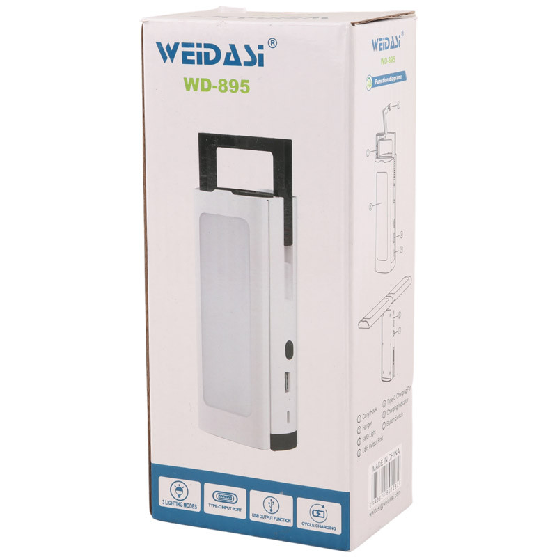 چراغ اضطراری شارژی ویداسی Weidasi WD-895