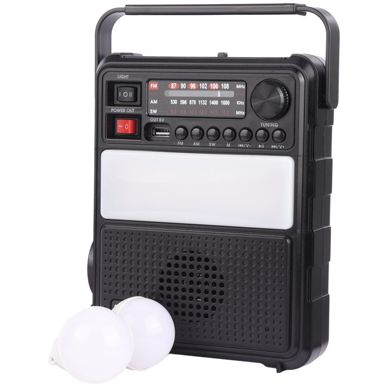 رادیو اسپیکر بلوتوثی رم و فلش خور خورشیدی NNS NS-8033LS