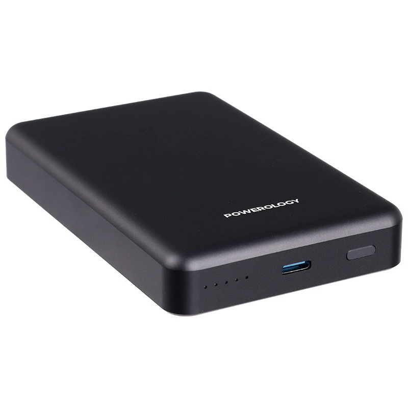 پاور بانک بی سیم فست شارژ 10000 پاورولوجی Powerology PPBCHA34 PD 20W