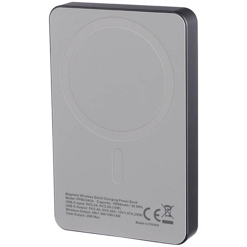 پاور بانک بی سیم فست شارژ 10000 پاورولوجی Powerology PPBCHA34 PD 20W