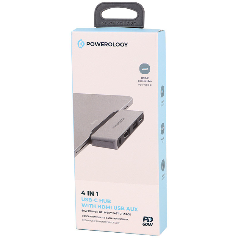 هاب 4 پورت Type-C پاورولوجی P41PACHGY
