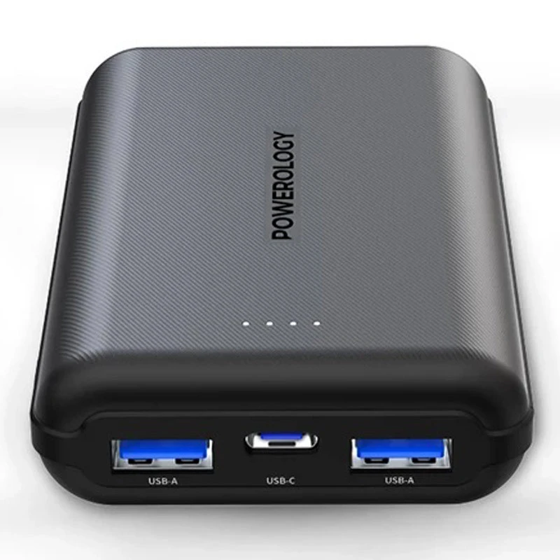 پاور بانک فست شارژ 10000 پاورولوجی Powerology PPBCHA27 QC3.0 PD 20W