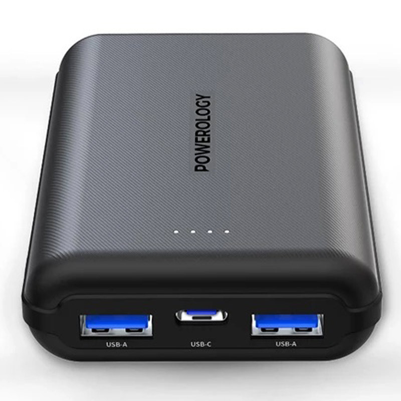 پاور بانک فست شارژ 10000 پاورولوجی Powerology PPBCHA27 QC3.0 PD 20W