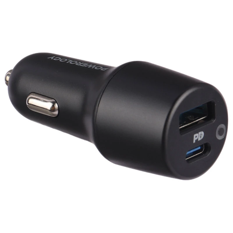 شارژر فندکی فست شارژ Powerology PCCSR005 QC3.0 PD 3A 35W
