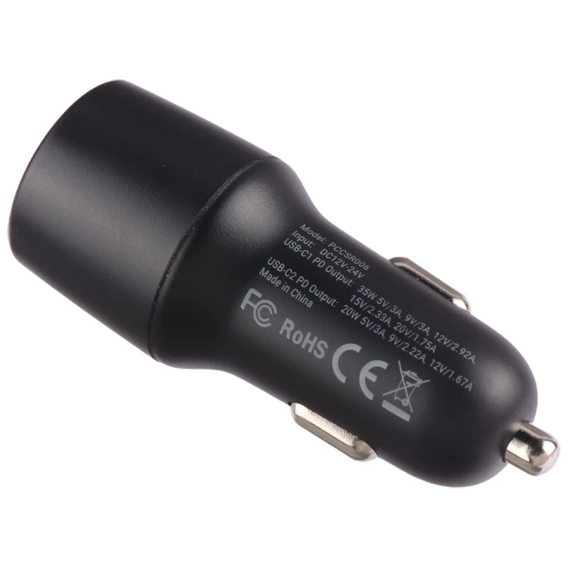 شارژر فندکی فست شارژ Powerology PCCSR006 PD 3A 35W