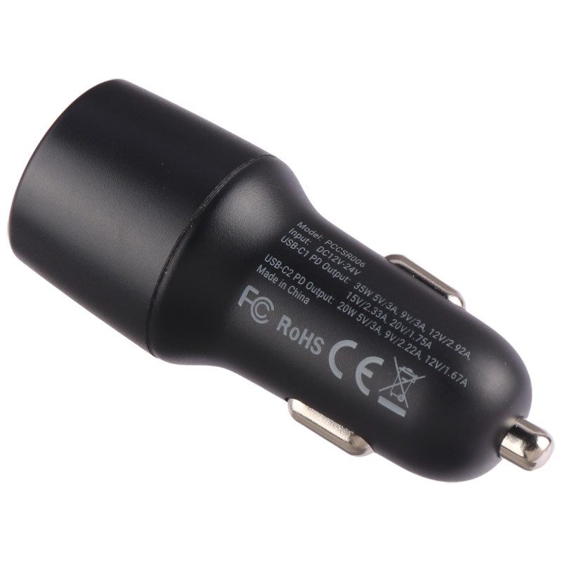 شارژر فندکی فست شارژ Powerology PCCSR006 PD 3A 35W