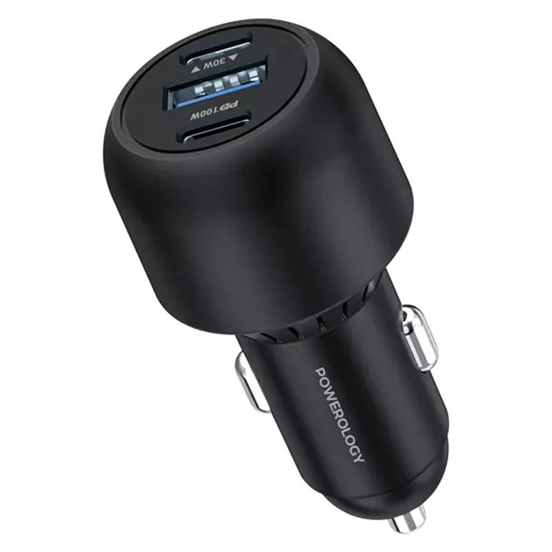 شارژر فندکی فست شارژ Powerology PCCSR007-C PD 5A 100W