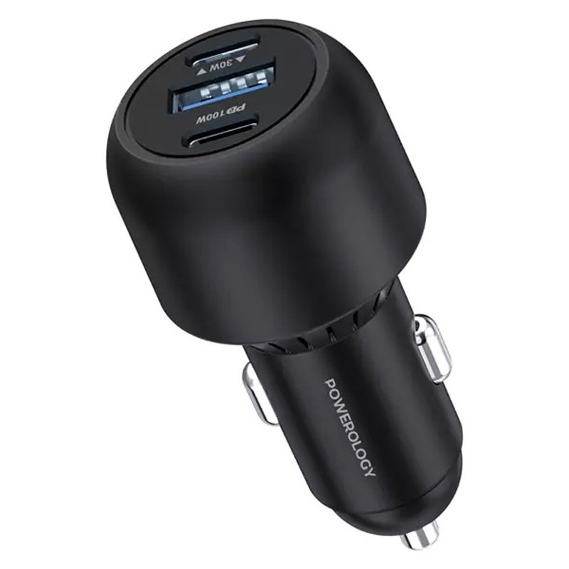 شارژر فندکی فست شارژ Powerology PCCSR007-C PD 5A 100W
