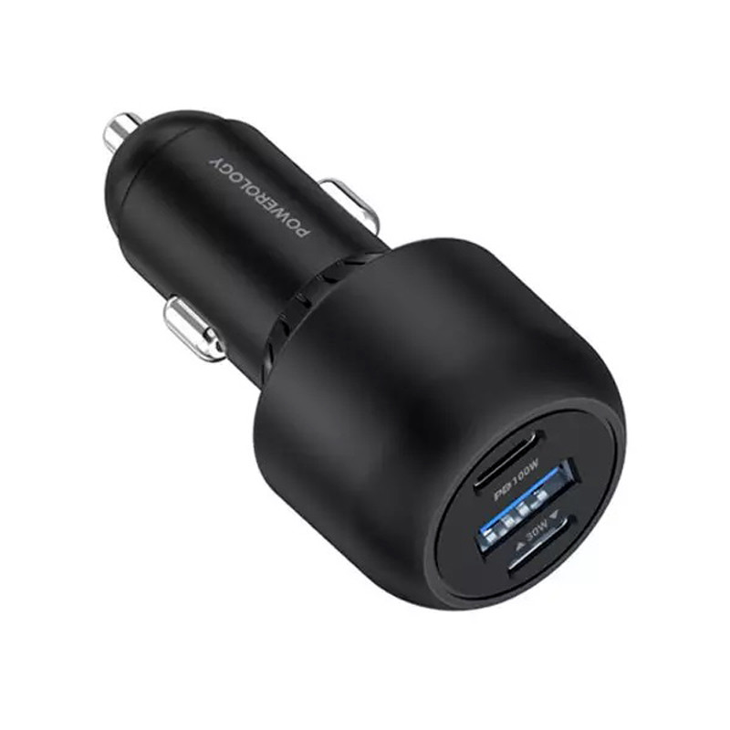شارژر فندکی فست شارژ Powerology PCCSR007-C PD 5A 100W