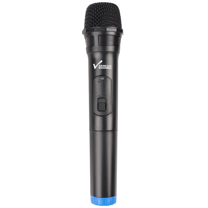 اسپیکر چمدانی بلوتوثی رم و فلش خور Vanmaax MAX-400 + میکروفون و ریموت کنترل