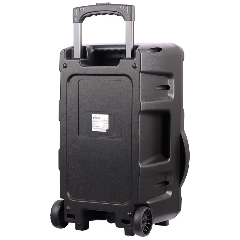 اسپیکر چمدانی بلوتوثی رم و فلش خور Vanmaax MAX-400 + میکروفون و ریموت کنترل