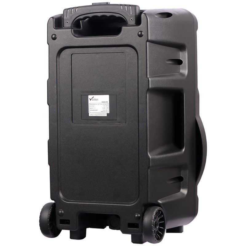 اسپیکر چمدانی بلوتوثی رم و فلش خور Vanmaax MAX-400 + میکروفون و ریموت کنترل
