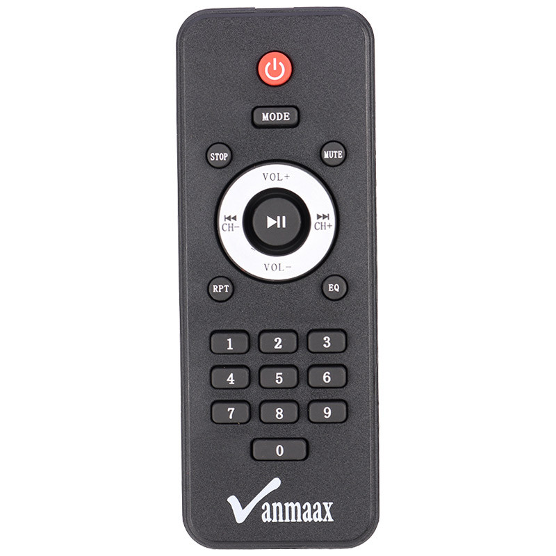 اسپیکر چمدانی بلوتوثی رم و فلش خور Vanmaax MAX-400 + میکروفون و ریموت کنترل