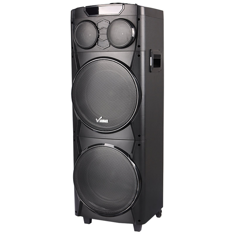 اسپیکر چمدانی بلوتوثی رم و فلش خور Vanmaax MAX-1035 + میکروفون و ریموت کنترل