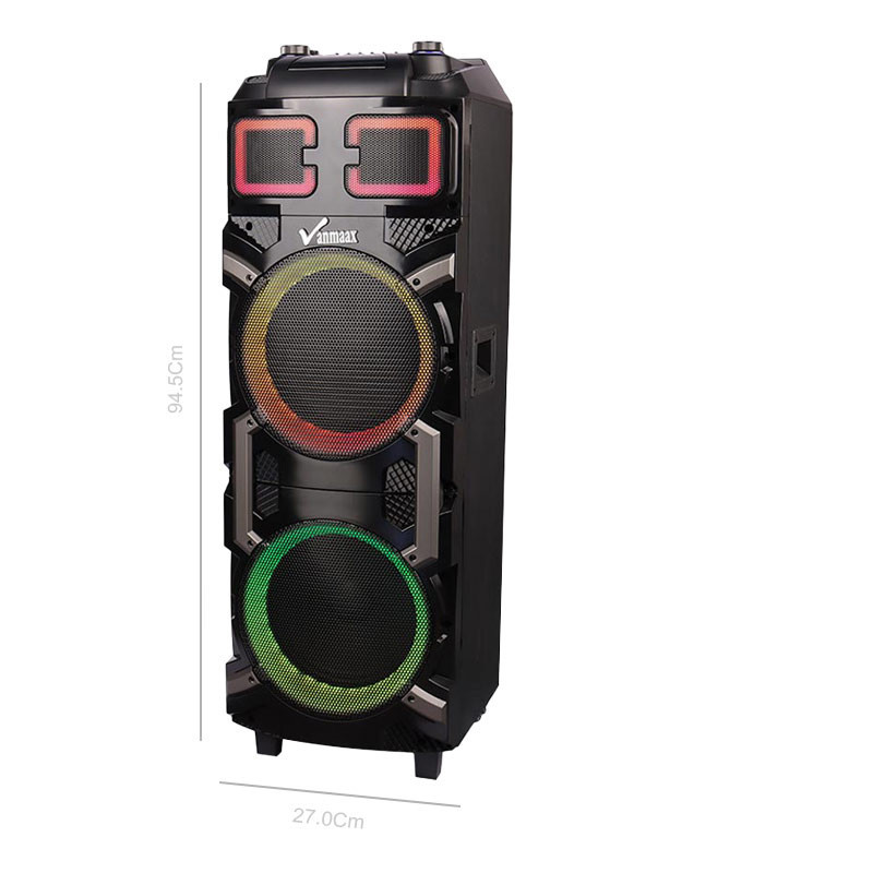 اسپیکر چمدانی بلوتوثی رم و فلش خور Vanmaax MAX-1060