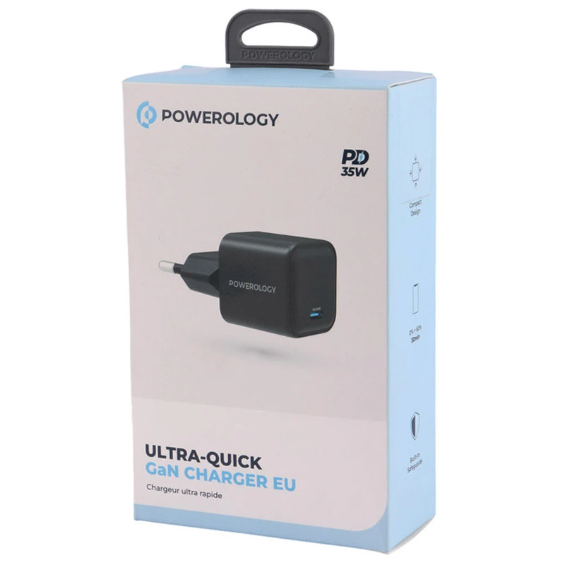 کلگی فست شارژ Powerology P35WSPCEU GaN 3A PD 35W