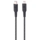 شارژر دیواری فست شارژ Powerology PWCUQC021 2Port 3A QC3.0 PD 35W + کابل آیفونی