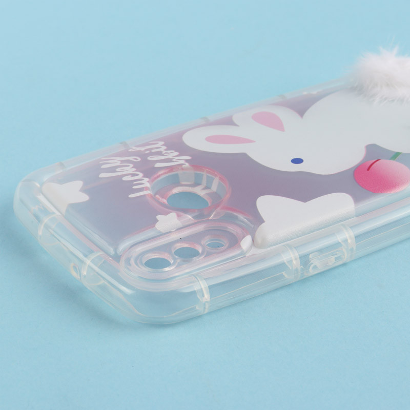 قاب متال ژله ای Lucky Rabbit محافظ لنزدار Samsung Galaxy A10s