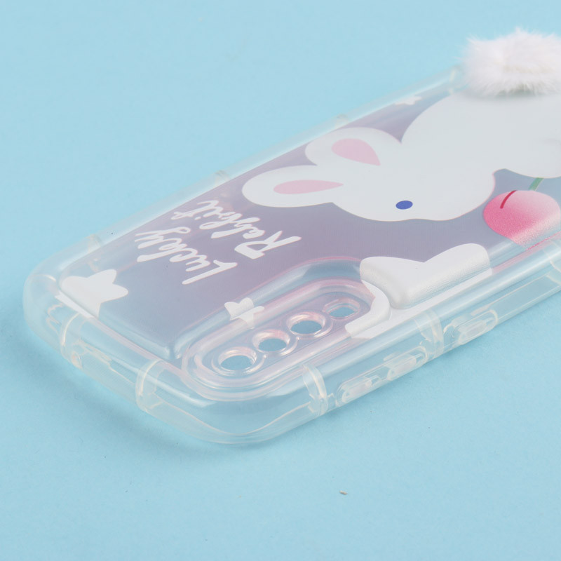 قاب متال ژله ای Lucky Rabbit محافظ لنزدار Samsung Galaxy A30s