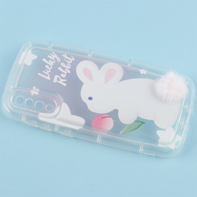 قاب متال ژله ای Lucky Rabbit محافظ لنزدار Samsung Galaxy A30s