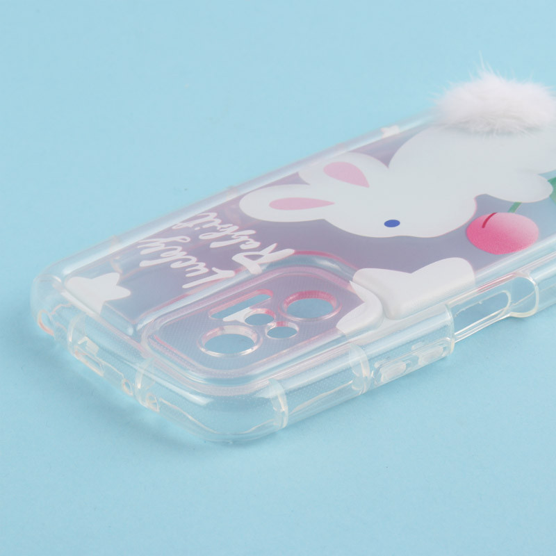 قاب متال ژله ای Lucky Rabbit محافظ لنزدار Xiaomi Redmi Note 10 Pro 4G
