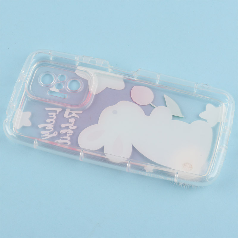 قاب متال ژله ای Lucky Rabbit محافظ لنزدار Xiaomi Redmi Note 10 Pro 4G