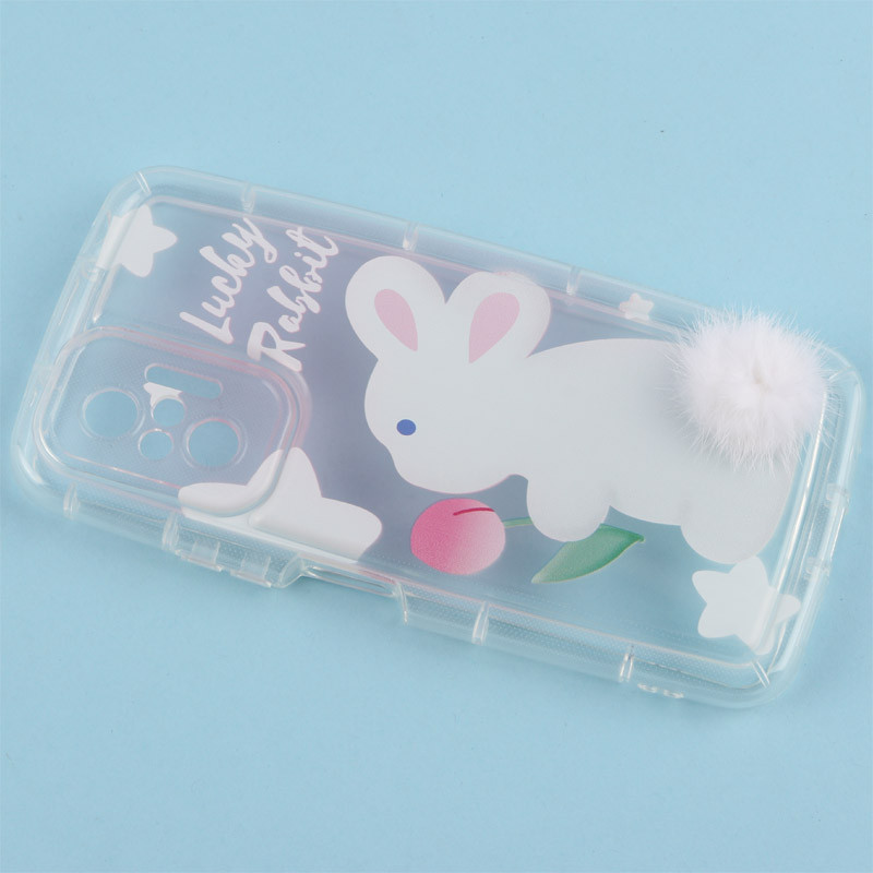 قاب متال ژله ای Lucky Rabbit محافظ لنزدار Xiaomi Redmi Note 10 Pro 4G