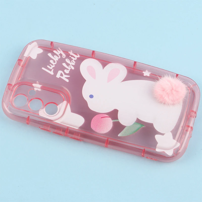 قاب متال ژله ای Lucky Rabbit محافظ لنزدار Samsung Galaxy A34