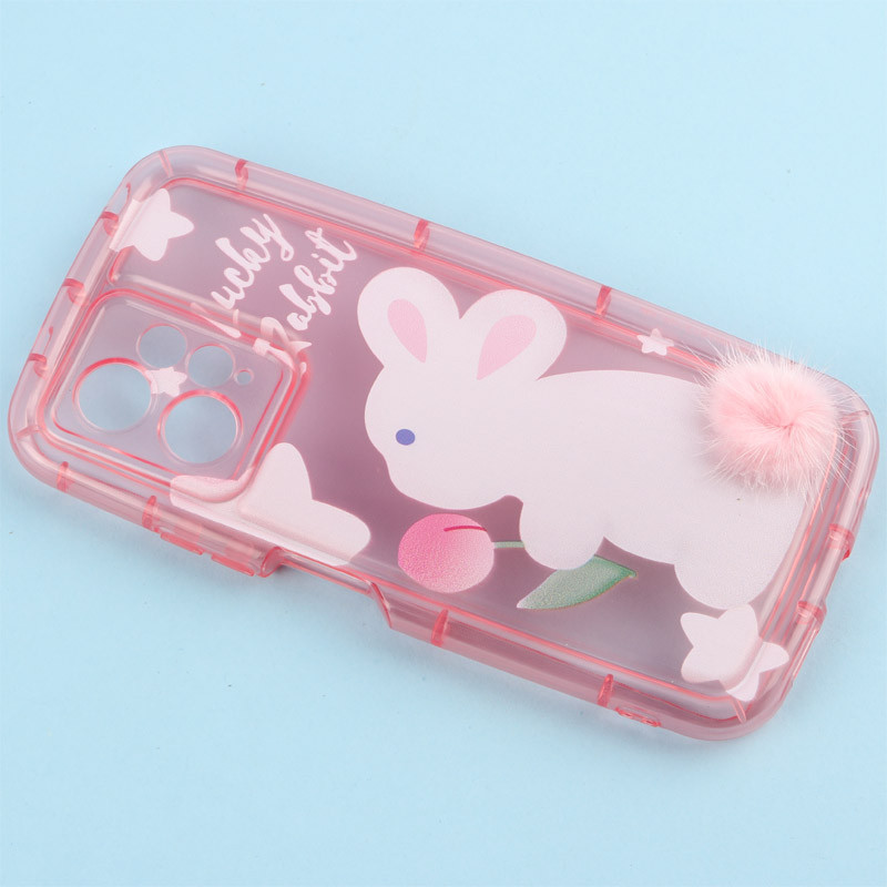 قاب متال ژله ای Lucky Rabbit محافظ لنزدار Xiaomi Redmi Note 12 4G