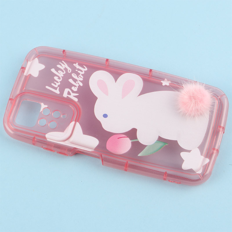 قاب متال ژله ای Lucky Rabbit محافظ لنزدار Xiaomi Redmi Note 12 Pro 4G
