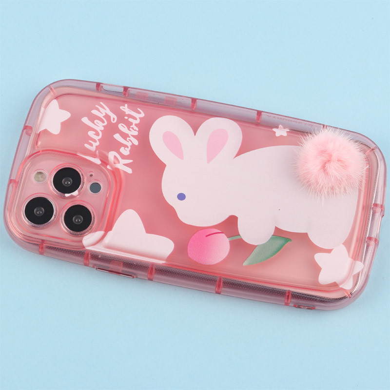 قاب متال ژله ای Lucky Rabbit محافظ لنزدار iPhone 13 Pro Max