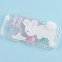 قاب متال ژله ای Lucky Rabbit محافظ لنزدار Xiaomi Redmi Note 11 4G