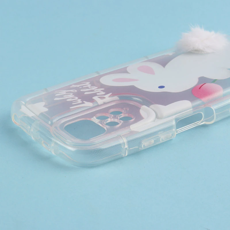 قاب متال ژله ای Lucky Rabbit محافظ لنزدار Xiaomi Redmi Note 11 4G