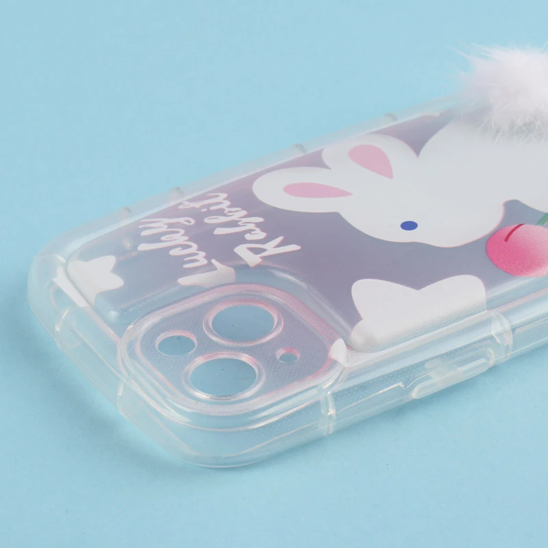قاب متال ژله ای Lucky Rabbit محافظ لنزدار iPhone 13