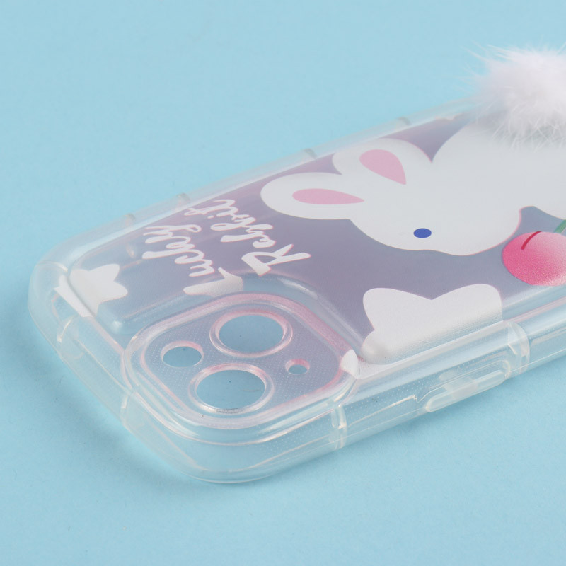 قاب متال ژله ای Lucky Rabbit محافظ لنزدار iPhone 13