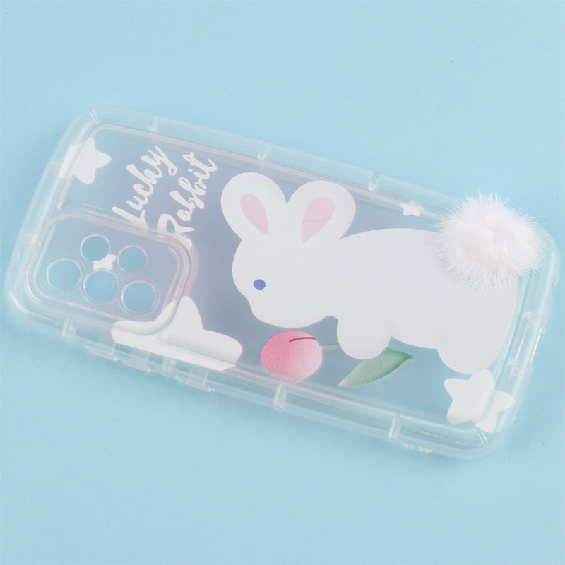 قاب متال ژله ای Lucky Rabbit محافظ لنزدار Samsung Galaxy A52 / A52s