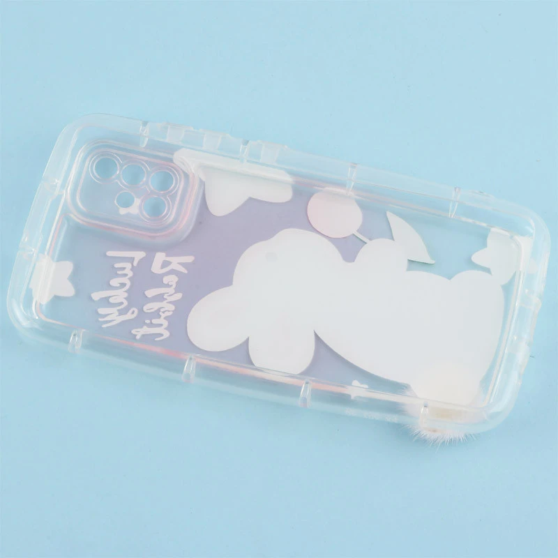 قاب متال ژله ای Lucky Rabbit محافظ لنزدار Samsung Galaxy A51 4G