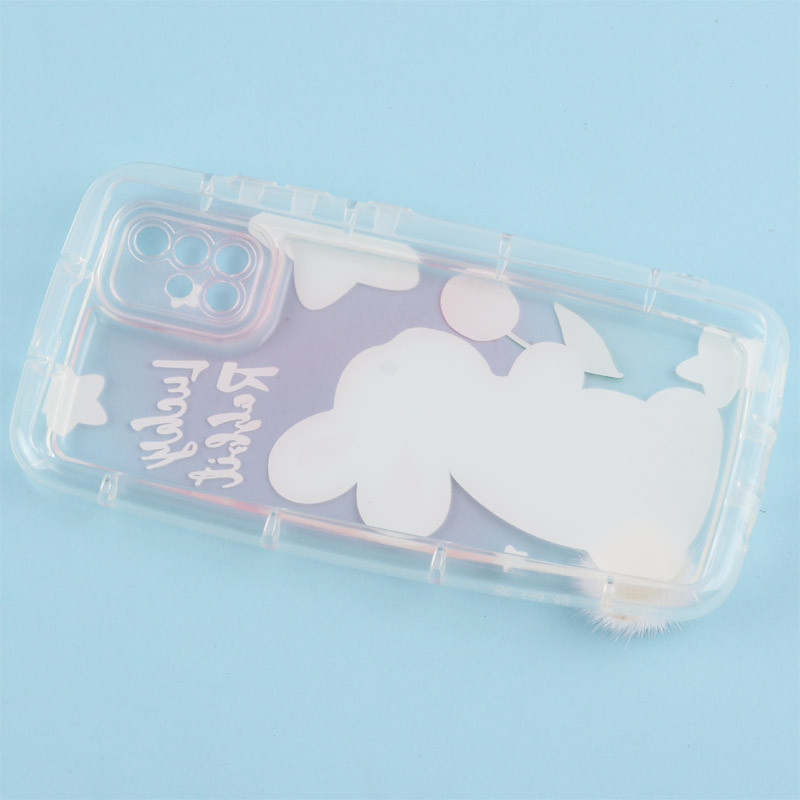 قاب متال ژله ای Lucky Rabbit محافظ لنزدار Samsung Galaxy A51 4G