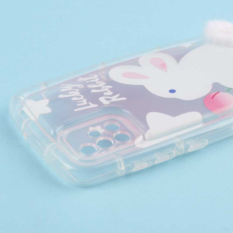 قاب متال ژله ای Lucky Rabbit محافظ لنزدار Samsung Galaxy A51 4G
