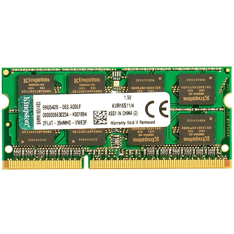 رم لپ تاپ کینگستون Kingston DDR3 4GB 1333MHz CL9