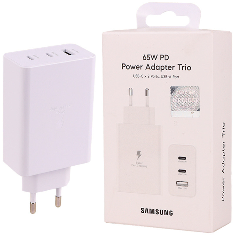 کلگی فست شارژ Samsung EP-T6530 3Port 3.25A PD 65W
